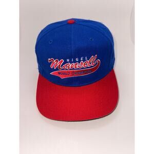 Vintage Nigel Mansell Word Champion Otto Wooly Snapback Hat